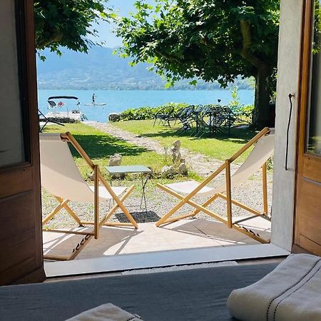 Les Clapotis Chambres Pieds Dans L Eau Lac D Annecy Angon Exteriér fotografie