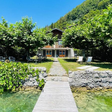 Les Clapotis Chambres Pieds Dans L Eau Lac D Annecy Angon Exteriér fotografie