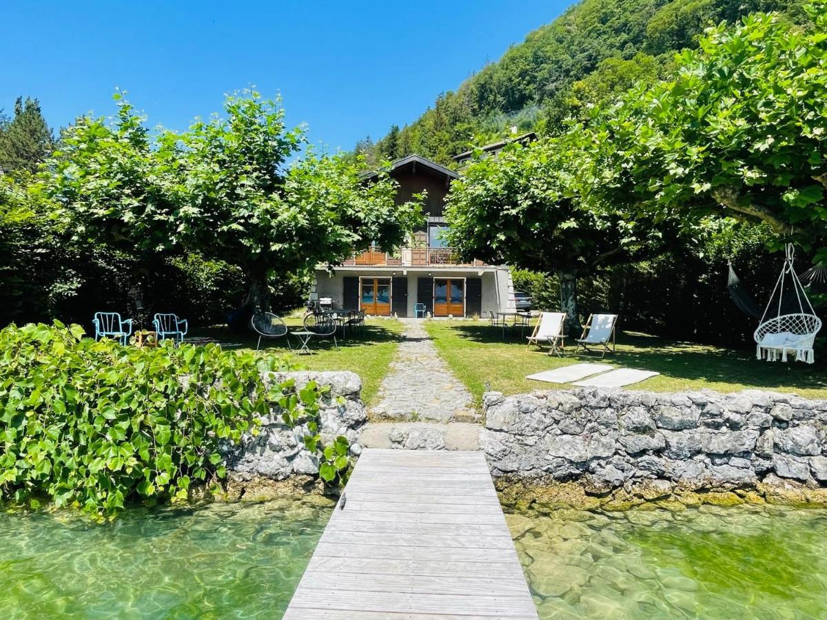 Les Clapotis Chambres Pieds Dans L Eau Lac D Annecy Angon Exteriér fotografie